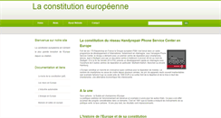 Desktop Screenshot of constitution-europeenne.fr