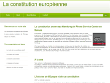 Tablet Screenshot of constitution-europeenne.fr